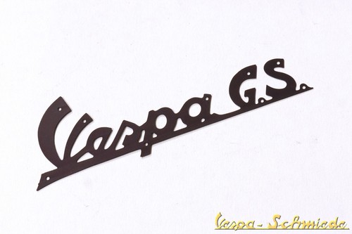 Targa gamba scritta vespa - targa,