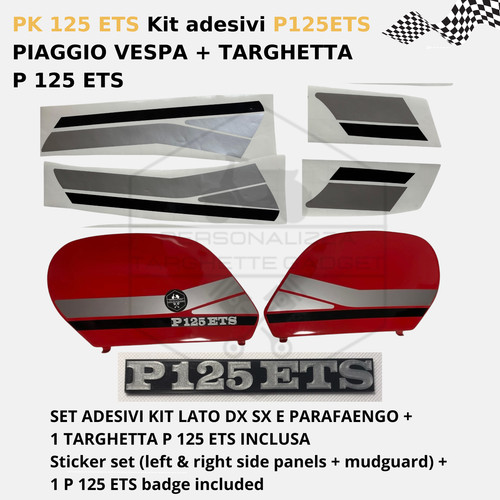 Kit adesivi set 125 - ets, +