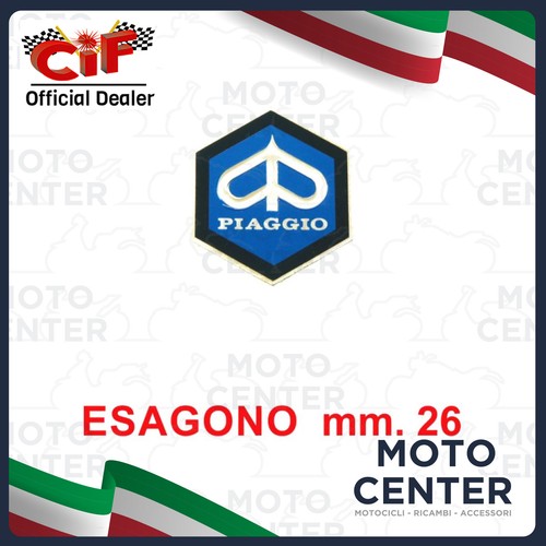 Scudetto esagonale mm - scudetto,