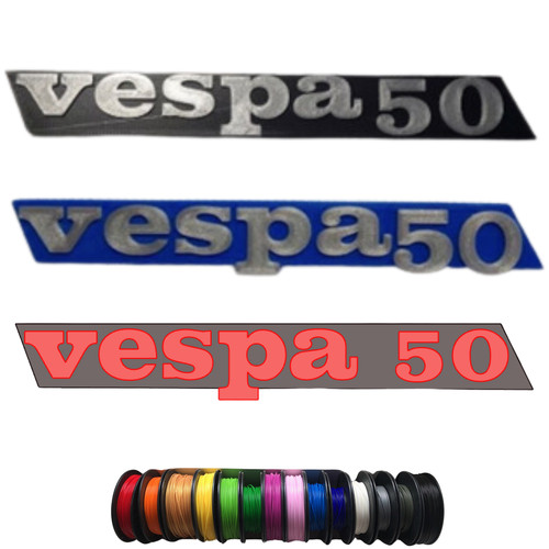 Targhetta vespa piaggio - hp,