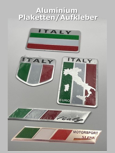 Italia set emblemi in - 3d,