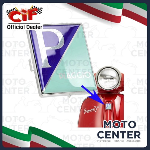 Scudetto piaggio vespa 125 - piaggio, px
