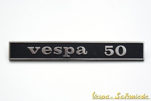 Emblema vespa scritta v50 - vespa,