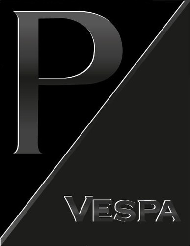 Vespa emblema cascata adesivo